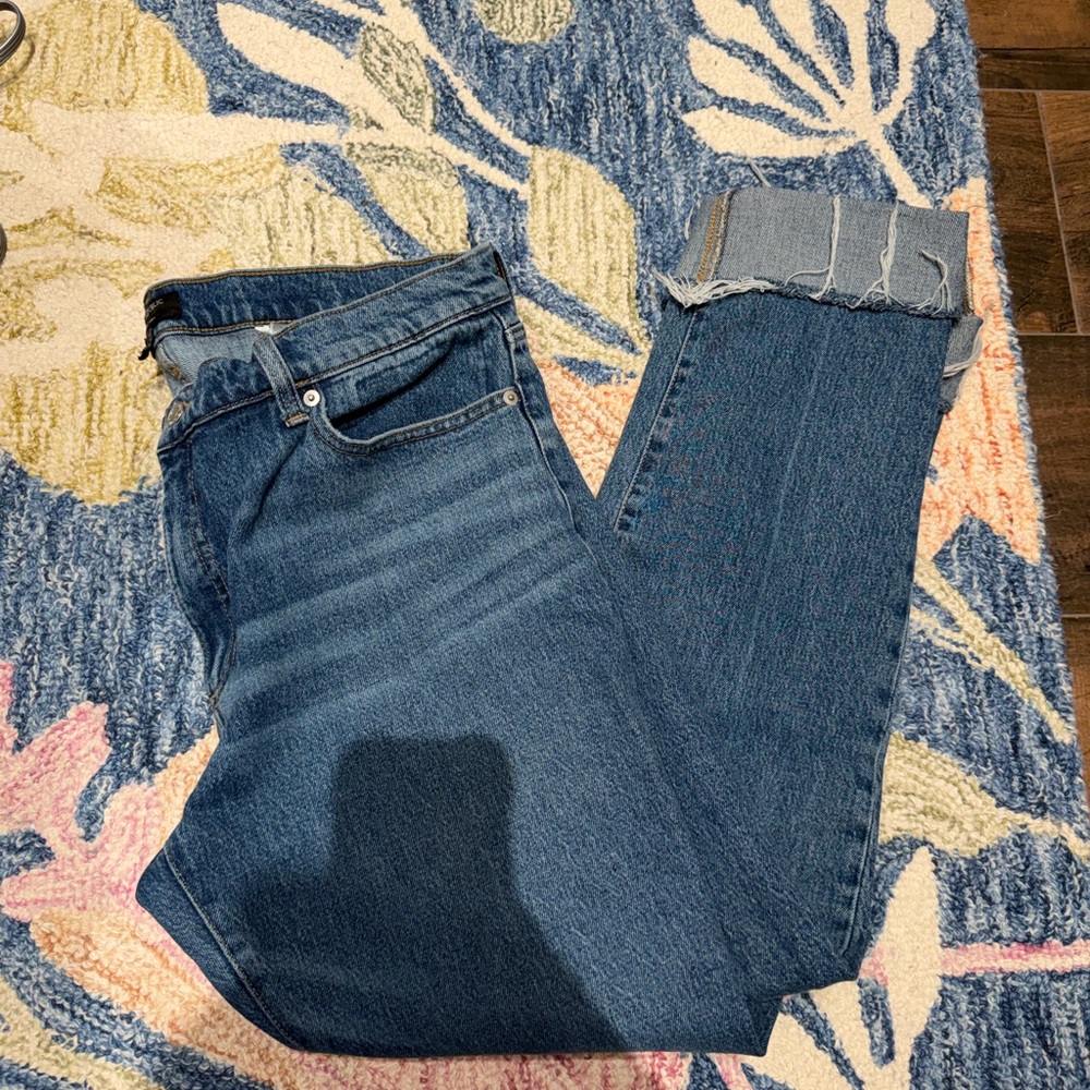 Banana republic beau jeans cuffed